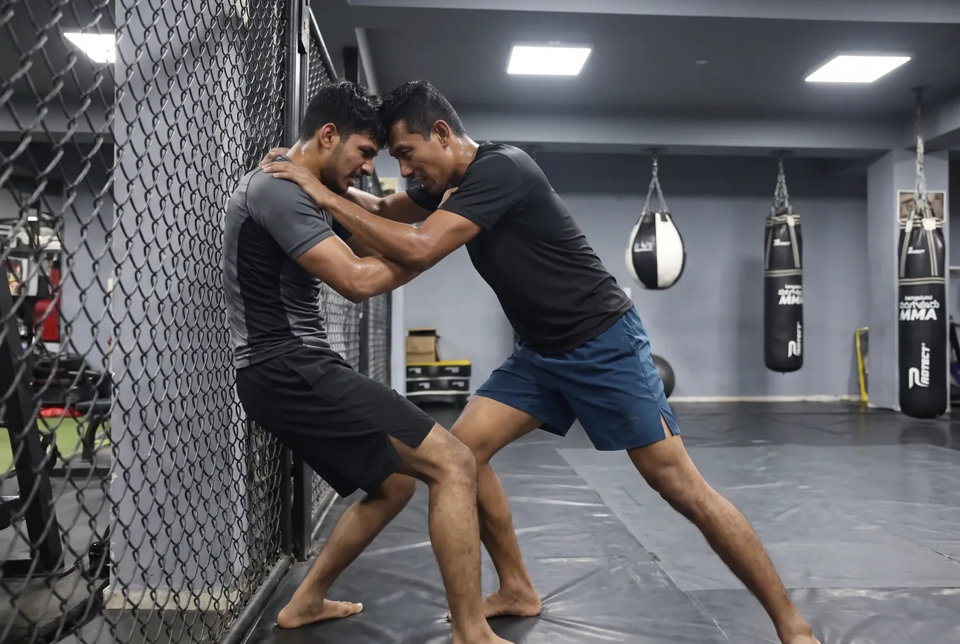 Wrestling training at Bengaluru MMA